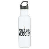 Veganes Carrot-Geschenk Edelstahlflasche (Vorderseite)