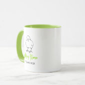 Veganes Chick, Küche Tasse (Vorderseite Links)