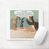 Veganes Erntedankfest Lustig Mousepad (Mit Mouse)