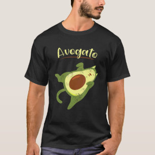 Veganes Essen Avogato Hauskatze Katzenküppchen zum T-Shirt