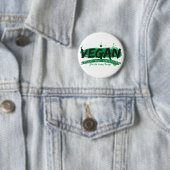 Veganes FriedensLiebe-Mitleid Button (Beispiel)