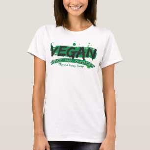 Veganes FriedensLiebe-Mitleid T-Shirt