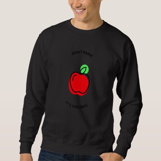 Veganes Gemüse Bio Lebensmittel Obst Gemüse Sweatshirt (Vorderseite)