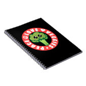 Veganes Gemüse Broccoli Notizblock (Rechte Seite)