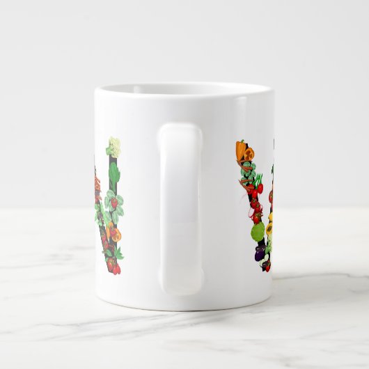 Veganes Gemüse Jumbo-Tasse (Rückseite)