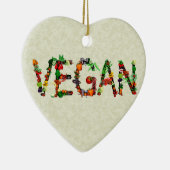 Veganes Gemüse Keramikornament (Rechts)