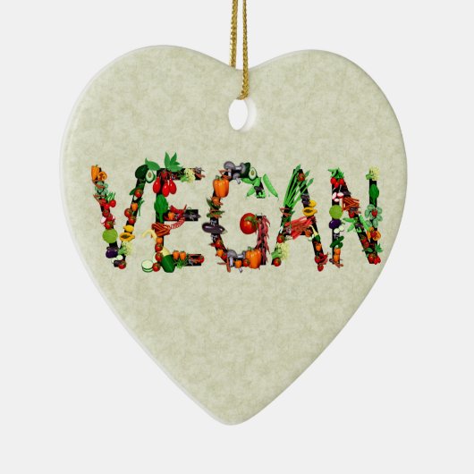 Veganes Gemüse Keramikornament (Rechts)