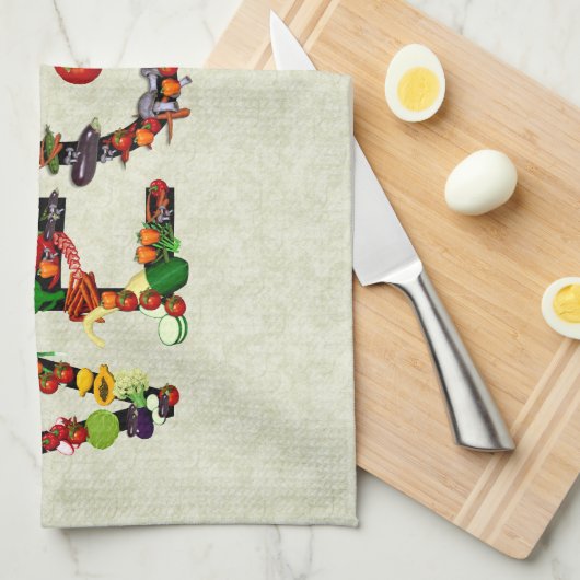 Veganes Gemüse Küchentuch (Viertel Falte)