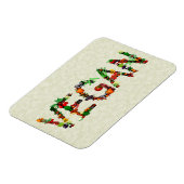 Veganes Gemüse Magnet (Linke Seite)