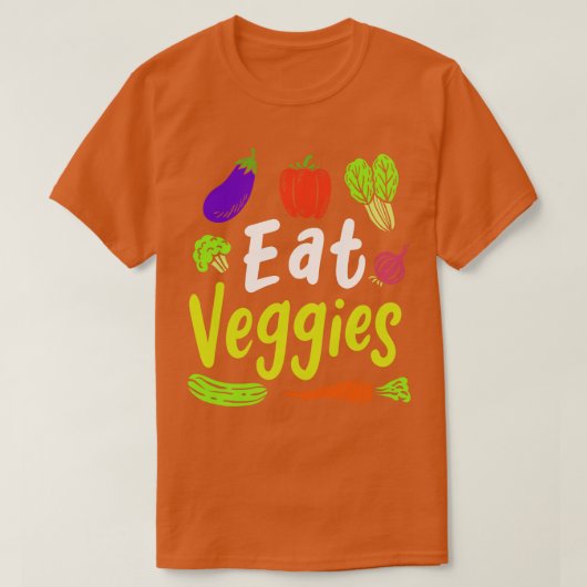 Veganes Gemüse T-Shirt (Design vorne)