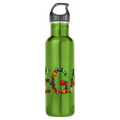 Veganes Gemüse Trinkflasche (Vorderseite)