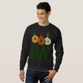 Veganes Gemüse und Obst - Protest gegen Vegane Sweatshirt (Vorne ganz)