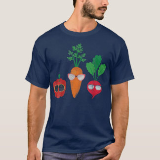 Veganes Gemüse Veggies Vegetarier Veganismus Dista T-Shirt