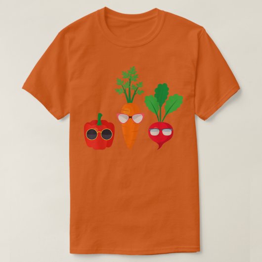 Veganes Gemüse Veggies Vegetarisches Veganismus 16 T-Shirt (Design vorne)