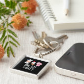 Veganes Geschenk Vegetarisches Geschenke Pflanze F Schlüsselanhänger (Seite)