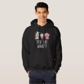 Veganes Geschenk Vegetarisches Geschenke Pflanze V Hoodie (Vorne ganz)