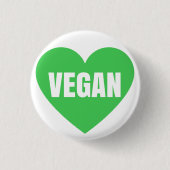 VEGANES HERZ BUTTON (Vorderseite)