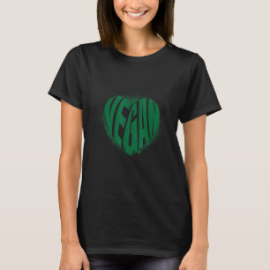 Veganes Herz Vegetarian Gemüse Lebensmittel Grafik T-Shirt