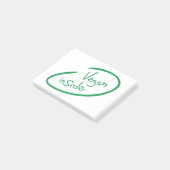 Veganes Innere Post-it Klebezettel (angewinkelt)