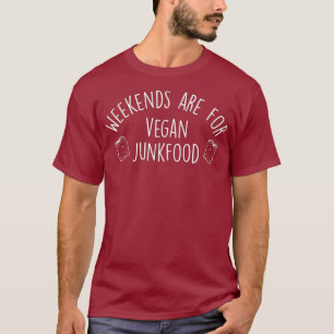 Veganes Junk-Food-Design-Geschenk für lustige Vega T-Shirt