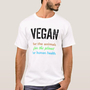 VEGANES Kleidungs-Unterzeichnungs-Shirt T-Shirt