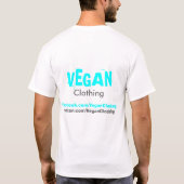 VEGANES Kleidungs-Unterzeichnungs-Shirt T-Shirt (Rückseite)