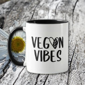 Veganes Leben, grüner Lebensstil Tasse