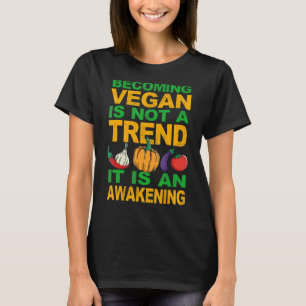 Veganes Leben ist keine Trend-Redewendungen für Ve T-Shirt