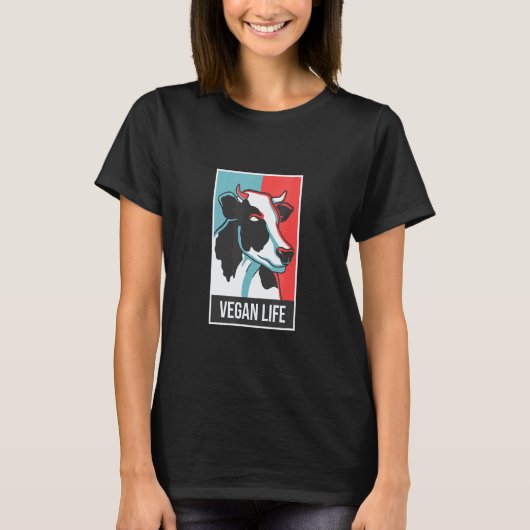 Veganes Leben T-Shirt (Vorderseite)