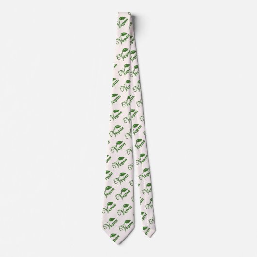 Veganes Logo-Leaf Krawatte (Vorderseite)