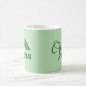 Veganes Logo-Leaf Verwandlungstasse (Mittel)