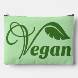 Veganes Logo-Leaf Zubehörtasche