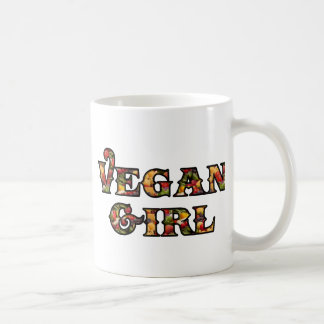 Veganes Mädchen Kaffeetasse