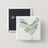 Veganes Mosaik Button (Vorne & Hinten)