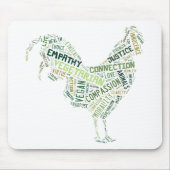 Veganes Mosaik Mousepad (Vorne)