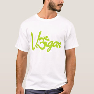 Veganes OM unterzeichnen T - Shirt