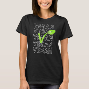 Veganes Protein auf Pflanze Neues Veganes vegetari T-Shirt