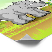 Veganes Protein-BH-Poster Poster (Ecke)