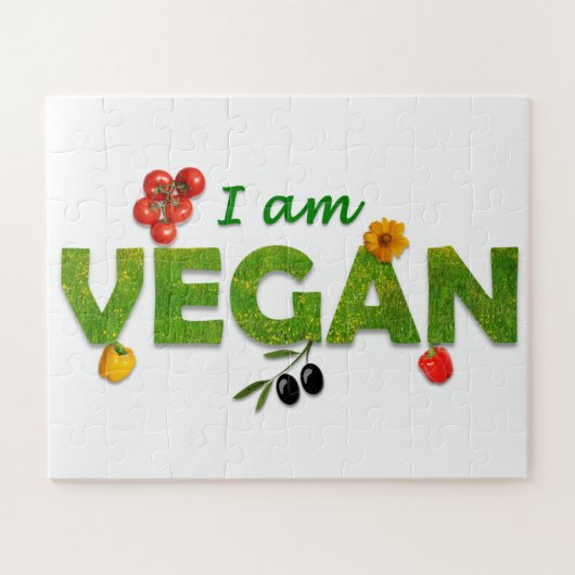 Veganes Rätsel Puzzle (Horizontal)