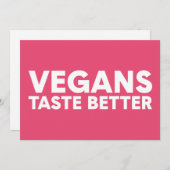 Veganes Rechtsmittel Einladung (Vorne/Hinten)