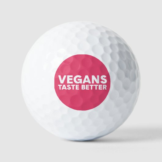 Veganes Rechtsmittel Golfball (Vorderseite)