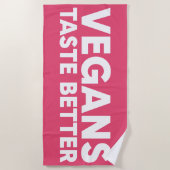 Veganes Rechtsmittel Strandtuch (Vorderseite)