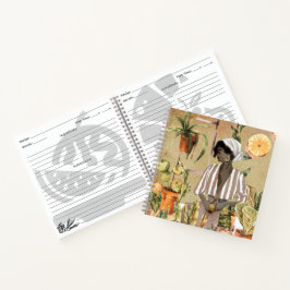 Veganes Rezept Notizblock