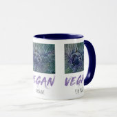 Veganes Rotes Cabbage Vintages Geschenk Tasse (VorderseiteRechts)