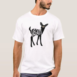 Veganes Rotwildt-stück T-Shirt