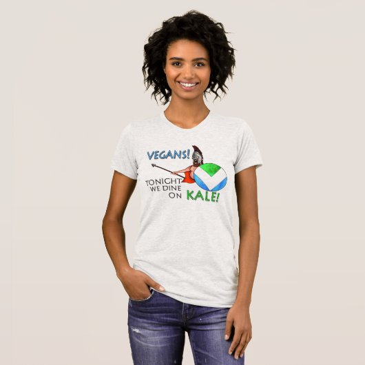 Veganes Schild der Flaggen-300, "heute Abend, das T-Shirt (Vorne ganz)