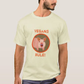 Veganes Schweinefleisch T-Shirt (Vorderseite)