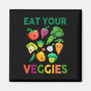 Veganes Shirt Kinder Kleinkinder Jungen essen Ihre Magnet