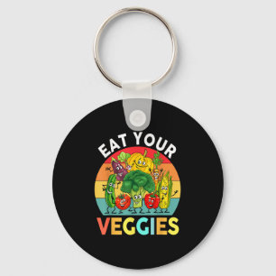 Veganes Shirt Kinder Kleinkinder Jungen essen Ihre Schlüsselanhänger