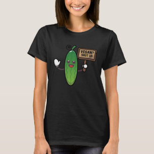 Veganes Shup Anti-Vegan Fleisch Sprichwort T-Shirt